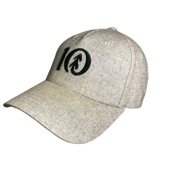 Tentree Hat Adjustable Grey 10 Logo Baseball Cap Hemp Cotton - Picture 2 of 10
